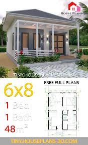 Studio House Plans 6 8 Hip Roof Fea
