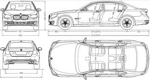 blueprints cars bmw bmw 7 series