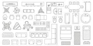 floor plan furniture symbols images