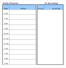 Daily Schedule Template Word Emmamcintyrephotography Com