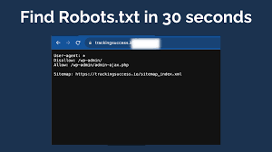 how to find robots txt file tracking