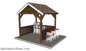 It's big enough to accommodate most standard grills but small enough that it might just fit on your existing patio. 8x8 Grill Gazebo Plans Myoutdoorplans Free Woodworking Plans And Projects Diy Shed Wooden Playhouse Pergola Bbq