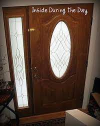 image result for front door glass cover