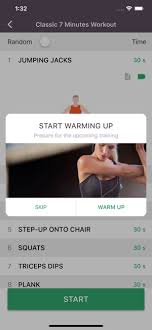 home workout no equipment on the app