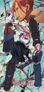 Cherry blossom sk8, anime, cherry blossom, cute, manga, sk8 the infinity,  HD phone wallpaper 