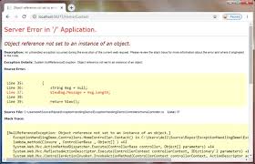 exception handling in asp net mvc