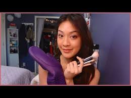 diy makeup brush cleaning glove demo