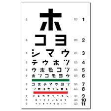 Japanese Eye Chart