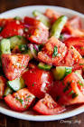 chunky tomato salad