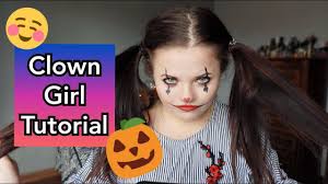 clown makeup look and tutorial