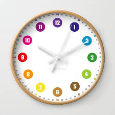 Lernuhr Easyread Teaching Clock Wall