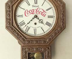 coca cola antique electric pendulum