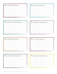 Blank Note Card Template Word Adjust Settings To Print Index Cards