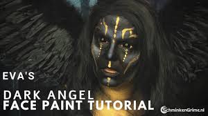 dark angel face paint tutorial