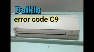 daikin how to rectify error code c9