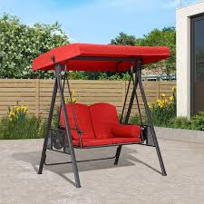 Weather Steel Frame Porch Swing