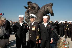 jac sailors acpany wwii navy vet to utah beach memorial dedication