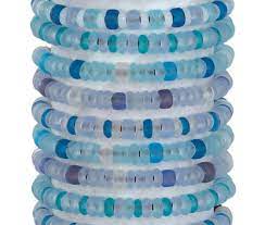 Sea Glass Assorted Color River Bracelet