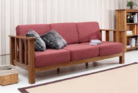 canapé style simple avec bois mif m