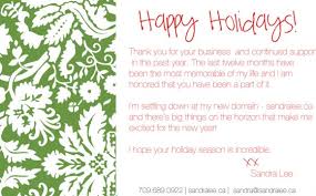 Thank You Holiday Cards Greeting Card Examples And Templates
