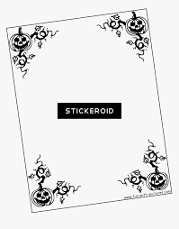 Halloween Border Png Project Front Page Design