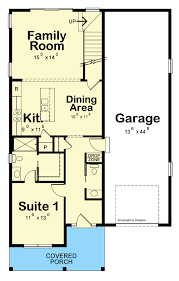 Narrow Northwest House Plan With Tandem