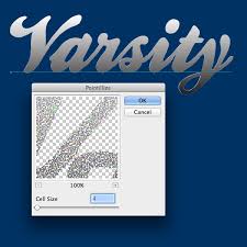 how to create a varsity lettering