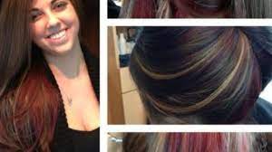 Cute peek a boo highlights on blonde and brown hair. How To Do Peekaboo Highlights Peek A Boo