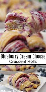 blueberry cream cheese crescent rolls
