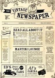 Free editable newspaper templates professionally designed for a multitude of formats. 30 Old Vintage Newspaper Templates Free Word Pdf Template Republic