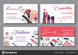 business card makeup vector images
