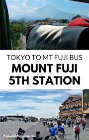 shinjuku tokyo to mt fuji 5th station