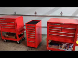 us general 2 tool cart and side cabinet