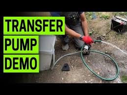 How To Use A Water Transfer Pump