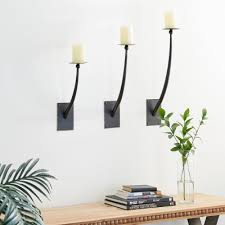 Visit pier 1 for candle holders and centerpieces amongst a unique selection of votive, tealight, pillar, and safely and beautifully illuminate your home with pier 1's unique selection of votive, tealight, pillar, and wall candle holders and lanterns. Black Wall Candle Sconces Target