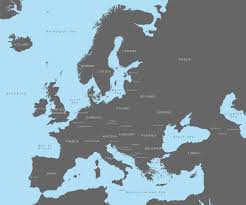 As of 2020, there are 45 countries in the continent of europe. Vector Map Of Europe With Countries Illustrator Svg