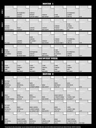 insanity workout schedule jessica