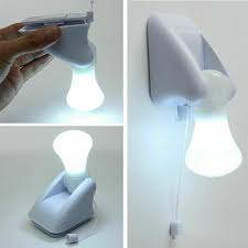 Details About Led Light Bulb Stick Up Cordless Battery Powered Portable Night Handy Lamp St996