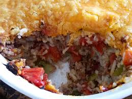 ground beef cerole with rice