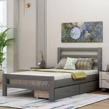 Twin Bed Frame Solid Wood Bed