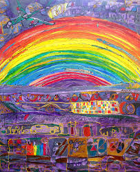 rainbow paintings