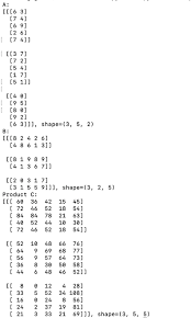 Numpy 3d Matrix Multiplication