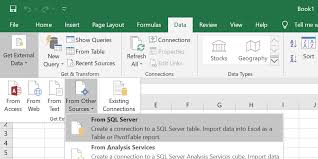 how to import a sql server table inside