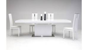 cierra modern dining table white lacquer