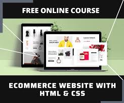 ecommerce with html css