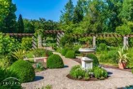 arbor garden summer evening wegerzyn