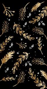 This luxury wallpaper offers a gold metallic foil background with a dramatic black feather print overlay. Wallpaper Abstract Wallpapers Black Winter Mega Wallpapers