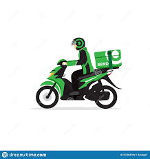 Motorcycle Courier in Indonesia, Its ...