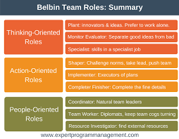 Belbin Team Roles Create A High Performance Team