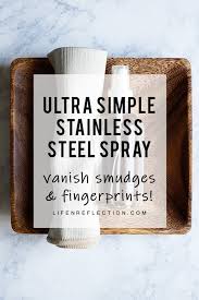 Cleaning stainless steel appliances is easier than you think, and this homemade stainless steel polish cuts through grease, fingerprints, and the best thing…i'm going to show you how to make your own stainless steel polish and cleaner with only 3 ingredients! Ultra Simple Diy Stainless Steel Cleaner